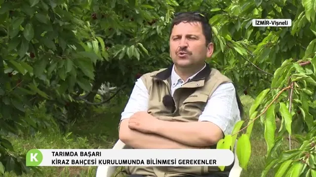 Tarımda Başarı - kiraz bahçe kurulumu